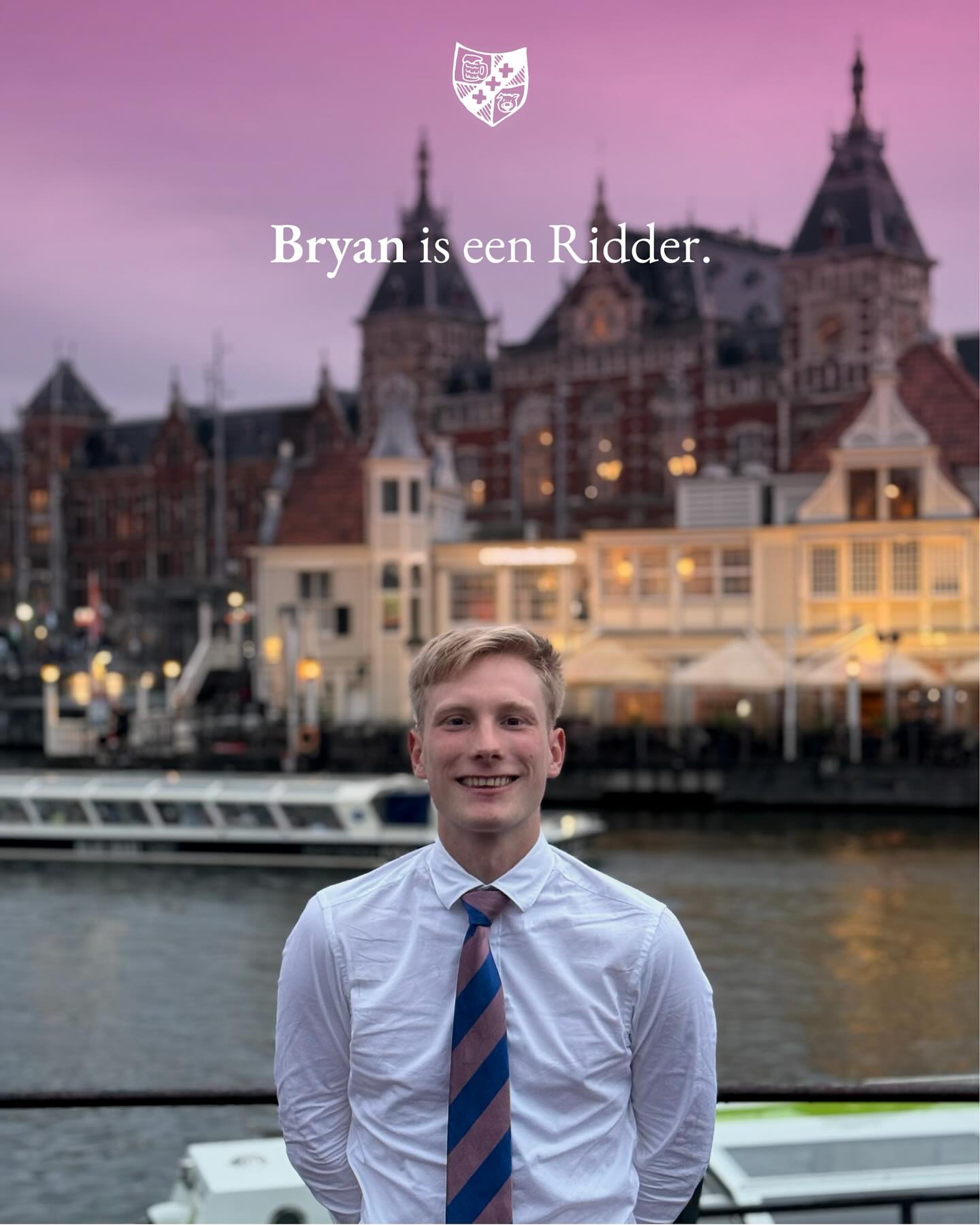 Bryan is een Ridder, a recruitment poster.